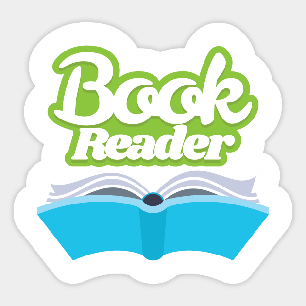 Book Reader Sticker by SoCalmama Creations